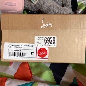 Christian Louboutin Glitter Sunset Sandals